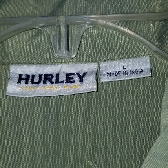 EUC HURLEY MEN'S CASUAL SHIRT SIZE L - Picture 7 of 7